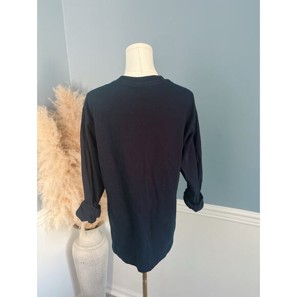 Frog Phenomenon Skateboards Long Sleeve Shirt Medium Crewneck Tee Navy Blue - Picture 6 of 9